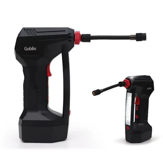 국내인증 국내배송 고블린 무선 휴대용 에어펌프 충전식 LED 공기주입기(39000원/무배)
