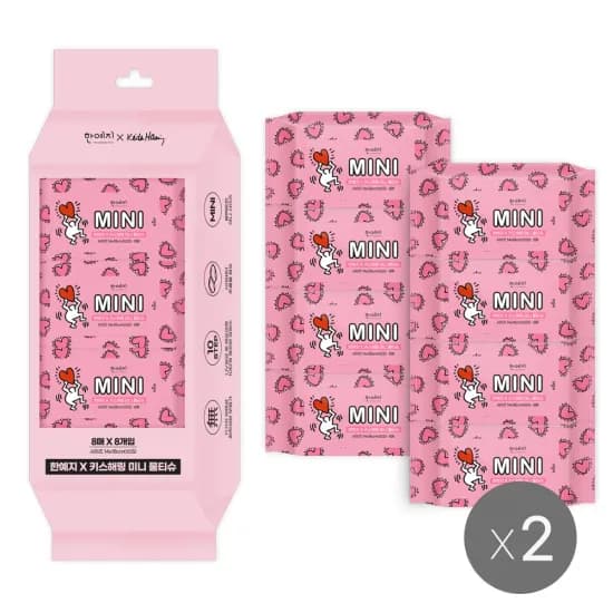 한예지 PLAY 여행티슈 70매 18입(6,529원), 무표백 대나무 뽑아쓰는 키친타올 100매 9팩(6,853원), 볼륨앤소프트 물티슈 캡형 100매 10팩(8,346원)