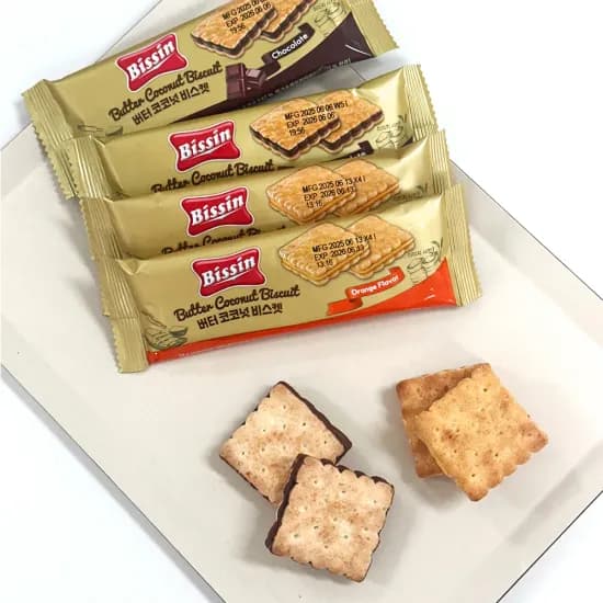 버터코코넛 비스켓 2박스+2박스 48개 초콜릿맛 오렌지맛 (15,337원/무료)