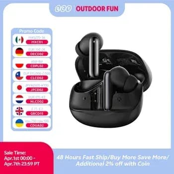 QCY N50 ($3) N60 (18) N70($25) C30S ($17) H3S ANC 무선 헤드폰($20) /무료1