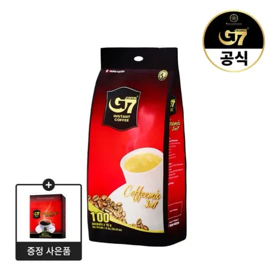 G7 퓨어블랙 라이트 110개입(11,264원/무료)