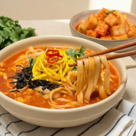 대전 명물 공주 얼큰이 칼국수 세트 ( 생면 5개 + 소스 5개 ) (10,471원/무료)