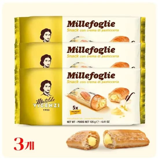 비첸지 미니스낵 패스트리 크림 125g*3개(5,445원) 데니쉬 셀렉션 버터쿠키(4,165원/무료)