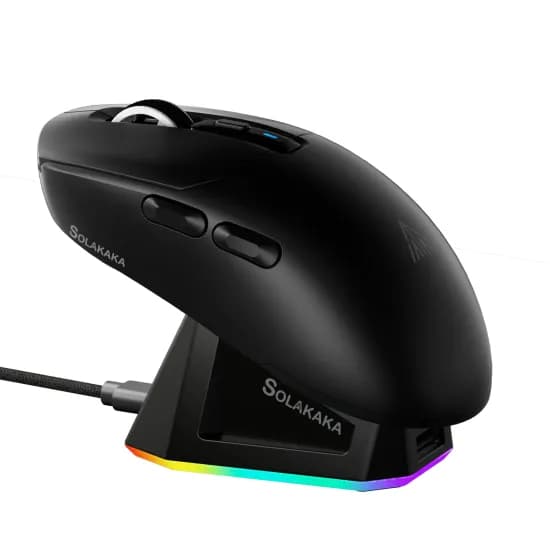 SOLAKAKA SM820 무선 마우스 RGB 충전식 도크($14.06/무료)