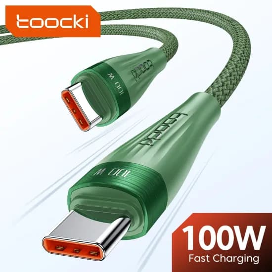 Toocki 100W USB C USB 유형 C 케이블 PD IPad 용 고속 충전 충전기 (6,035원)