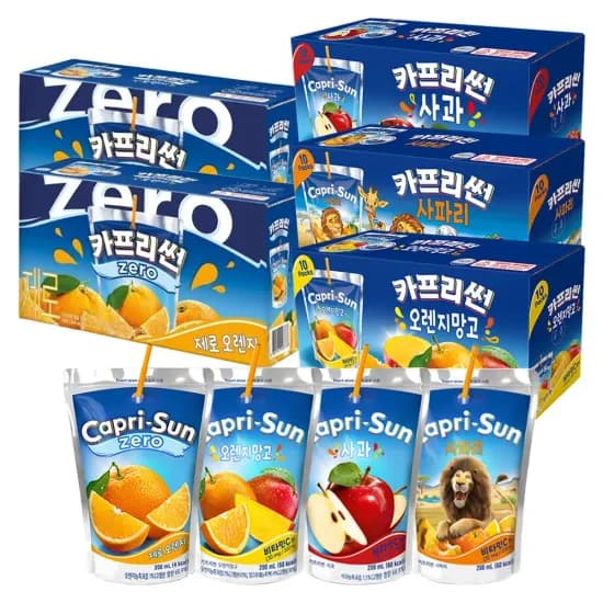 카프리썬 200ml 혼합 50팩 (23,20원/무료)1