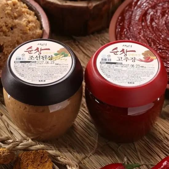 야간특가 순창 상황버섯고추장 상황버섯조선된장 국내최저가 고추장2통 된장2통(19900원/무배)