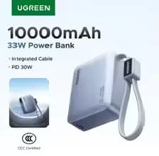 UGREEN 33W 10000mAh 보조배터리($21), 55W 10000mAh 파워뱅크 고속충전 보조배터리($30)