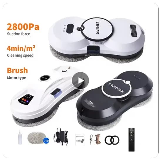 창문청소기 특가) UPS 시스템 로봇 창 클리너($34) Sobergo 스마트 윈도우 로봇 청소기 3세대($48.2)