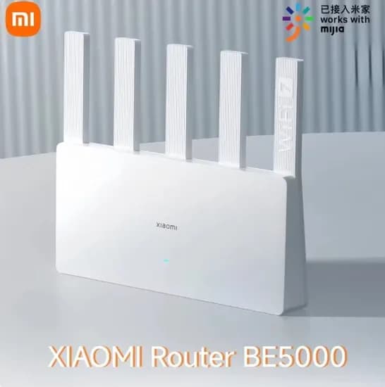 샤오미 공유기 BE5000 Wi-Fi 7 듀얼 주파수($39)  BE6500($49/무료)