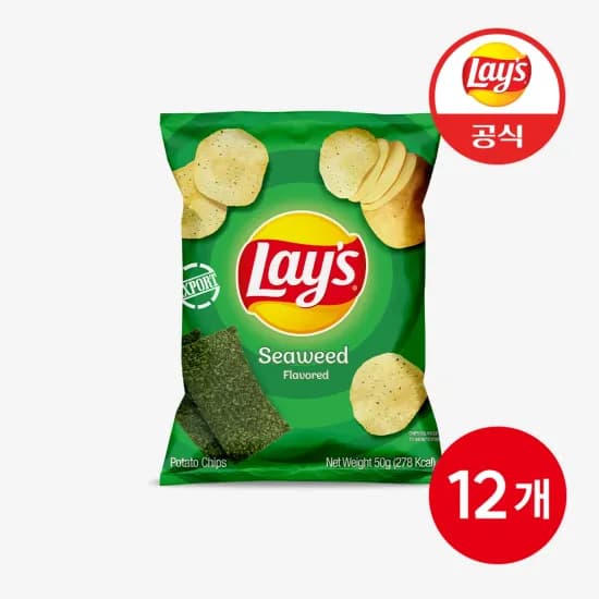 레이즈 씨위드 감자칩 50g 12개