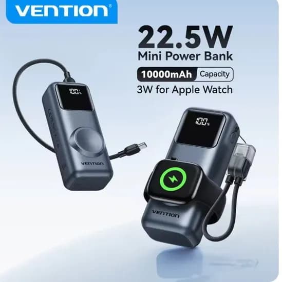 벤션 0000mAh 미니 보조배터리 22.5W ($6) 35W ($11) 20000mah 45W ($12)1