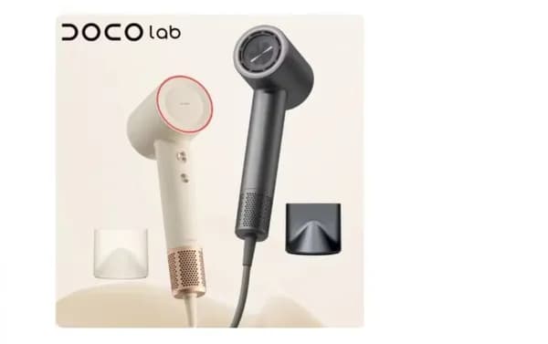 DOCO 헤어 드라이어 고속 75m/s 2억 개 음이온 헤어 케어 ($14.98) 무배