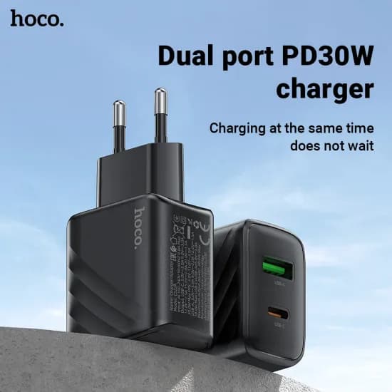hoco 2포트 PD30W GaN 충전기 ($4.25)