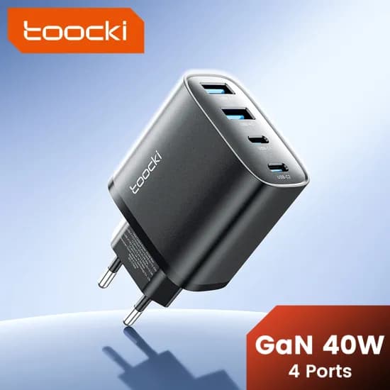 Toocki 4포트 40W GaN USB 충전기