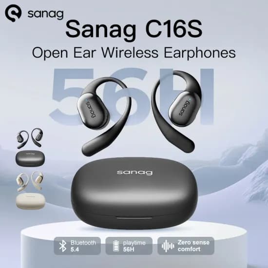 Sanag C16S 오픈 이어 OWS 무선 이어폰($11.02/무료)