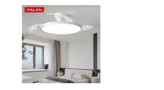 IRALAN 현대 보이지 않는 천장 선풍기 LED 조명 DC모터 42/48inch