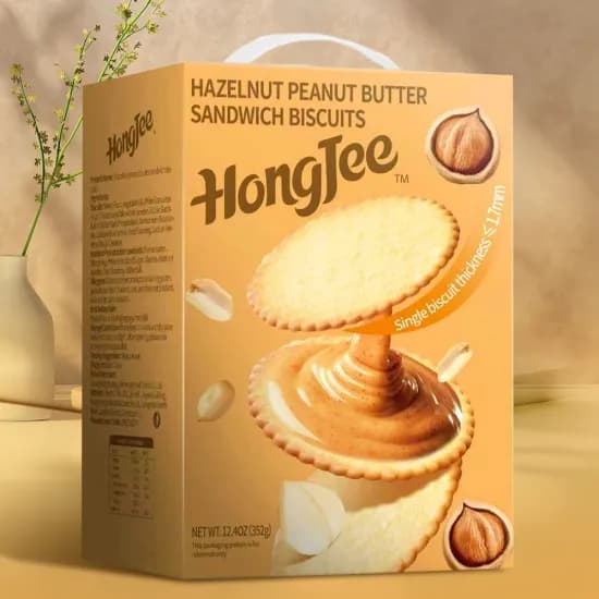 헤이즐넛 피넛버터 샌드위치 비스킷 352g