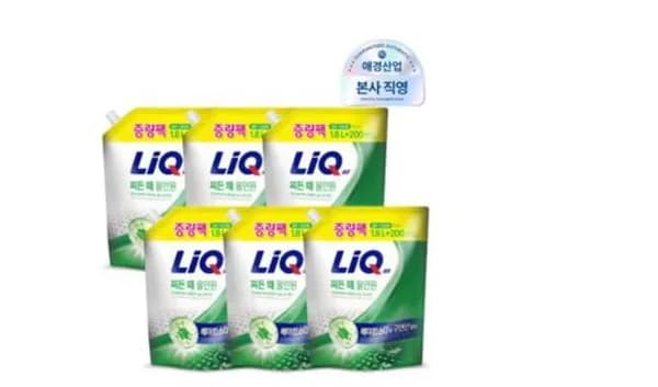 리큐 찌든때세탁세제 1.8L 외 다양 6개 + 200ml