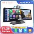 11.26 무선 Carplay 안드로이드 Dashcam 4K 후면 카메라 5G WIFi