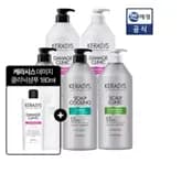 케라시스 클리닉 두피비듬 샴푸 1.5L X2개 + 데미지컨디셔너 980ml 1개, 케라시스 퍼펌 샴푸 1L X3개
