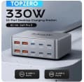 330WGaN 충전기 100W 10포트($14.7/무료)