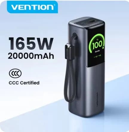 벤션 165W 20000mAh PD 고속충전 보조배터리 외 다양, 총 1개