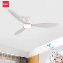 IRALAN LED 조명 DC모터 실링팬 1개, 6단계 속도조절 리모컨 포함 조명 실링팬 1개  29달러, 25달러