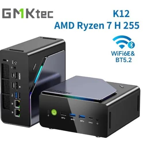 신한 X) GMKtec K12 게이밍 미니PC 1개, GMKtec M8 6650H 1개, 총 2개  177달러 + 166달러