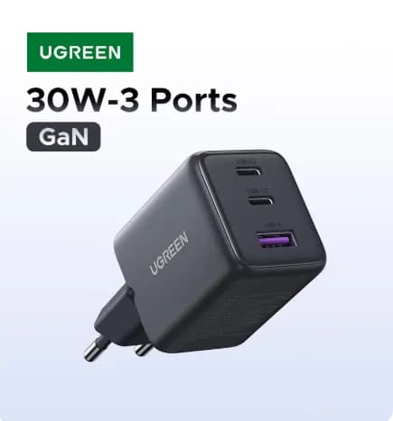 UGREEN 30W GaN 충전기 3포트 외 다양, 총 3개