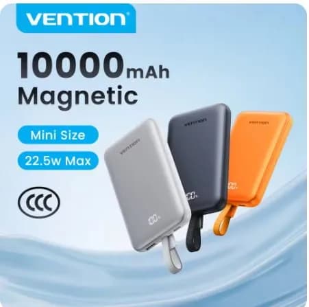 CCC 인증 벤션 10000mAh 22.5W 맥세이프 보조배터리 외 다양 1개