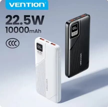 Vention Power Bank 10000mAh 22.5W ($5.76/무료)