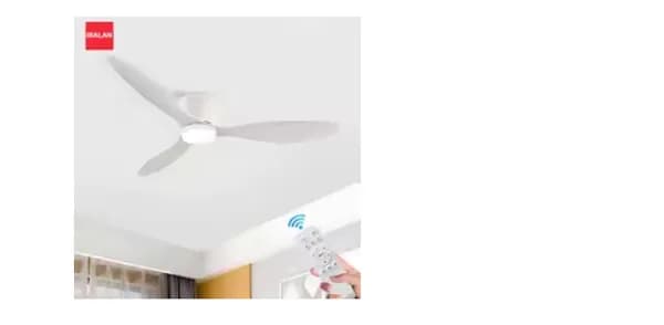 IRALAN BLDC 실링팬 저소음 LED 조명($24.27), 현대식  양방향 회전 무선 선풍기($17.81)무배