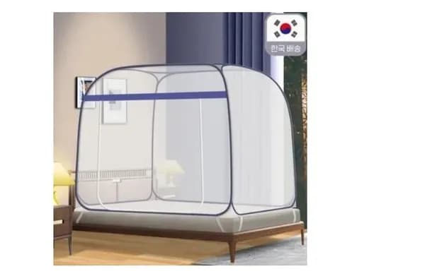 유판 프리미엄 원터치 와이드 모기장 외 유판 바닥일체형 사각 모기장