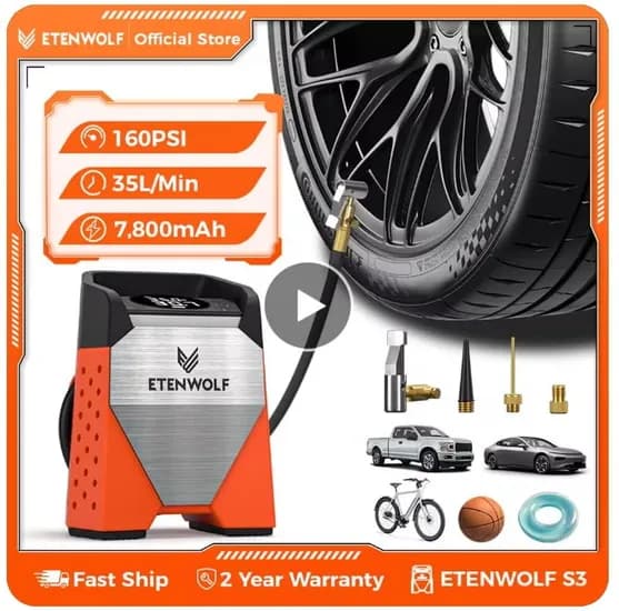 ETENWOLF ZEPHYR S3 휴대용 에어펌프