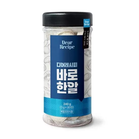 바로한알 코인 육수 멸치 80정, 다다음 한알 육수 치킨스톡 60정