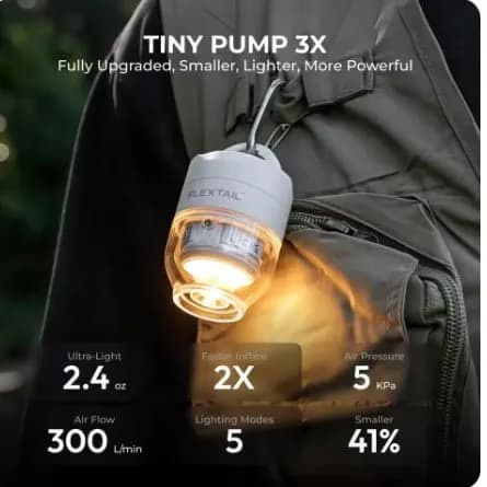 FLEXTAIL TINY PUMP 3X 휴대용 에어펌프