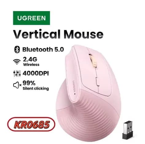 UGREEN 버티컬 무선 블루투스 마우스($12.71/무료)