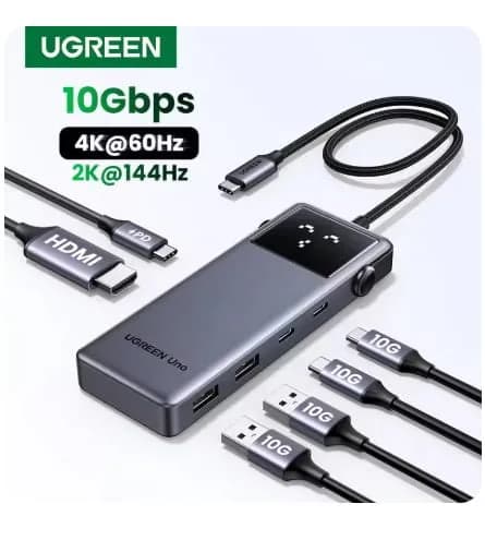 UGREEN Uno 8-in-1 USB C 멀티 허브 ($22.16/무료)