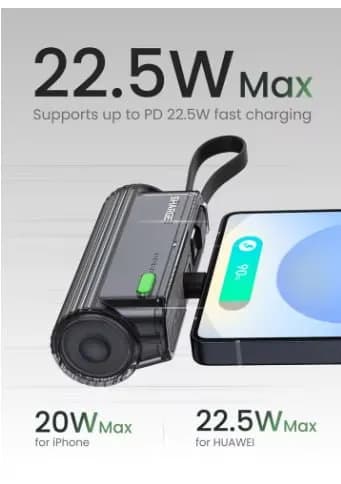 SHARGE 5000mAh 슬림 미니 보조배터리($9.70/무료)