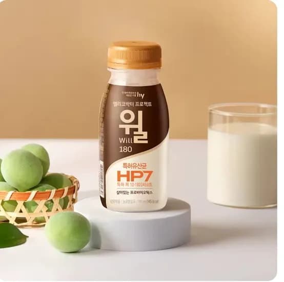 헬리코박터 윌 오리지날 180ml 10개(11,170원)  500ml 4개(12,552원/무료)
