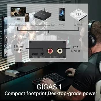 TRN 1DD+1플래너 하이브리드 인이어 이어폰($44), FIIO GIGAS1 고출력 헤드폰앰프($44)/무료
