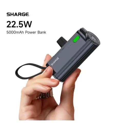 SHARGE 5000mAh 슬림 미니 보조배터리($9.70/무료)