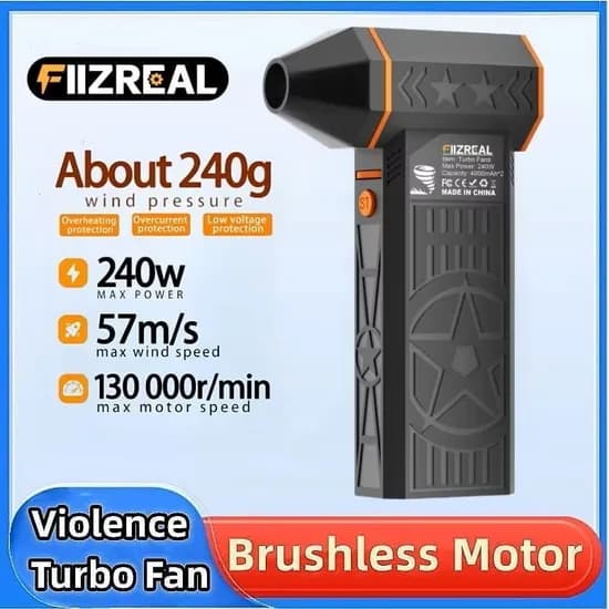Fiizreal X50 브러시리스 터보 팬 에어건 ($13.96), TG-088BT-S 태양열 충전식 라디오 블루투스 스피커($12.47)