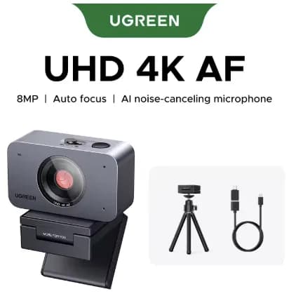 유그린 4K 웹캠(42.3달러/무료배송)1