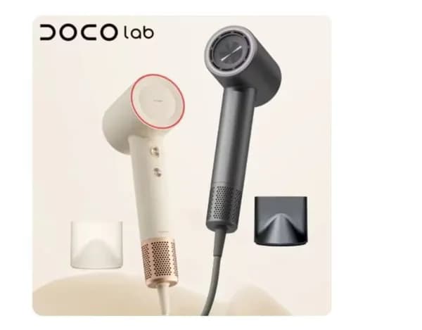 DOCO 음이온 헤어 케어 드라이어 전문가용 경량 ($11.68) 무배