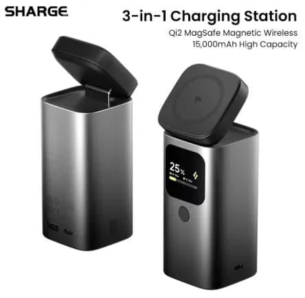 샤지(Sharge) StandMag 15000 보조배터리(56.66달러/무료배송)