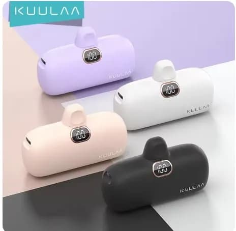 KUULAA 5000mAh 20W 휴대용 보조배터리($5.20/무료)