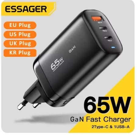 한국플러그 Essager 65W GaN 충전기