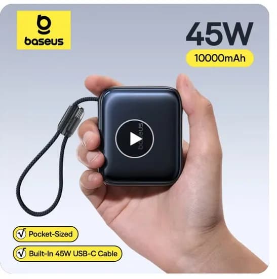 베이스어스 45W 미니 파워뱅크 1만mAh($17.33) / 벤션 65W 2만mAh($18.69) / UGREEN 140W 25000mAh($24.55)